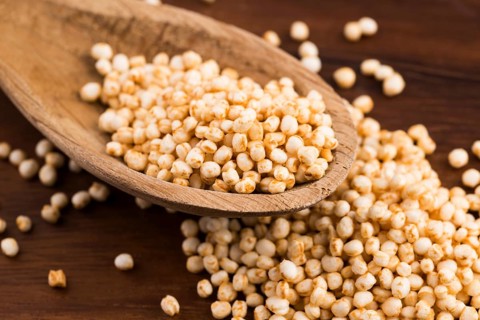 Quinoa popping