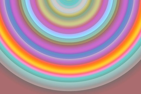 Abstract colorful semi circle geometric pattern design and background