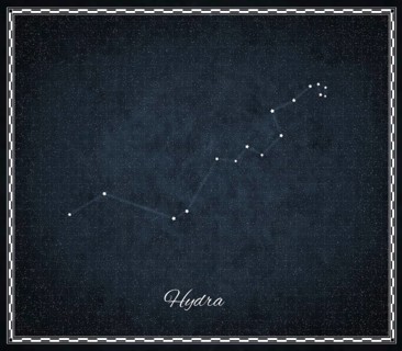 Hydra star constellation, Night sky, Cluster of stars, Deep space, Sea Serpent constellation