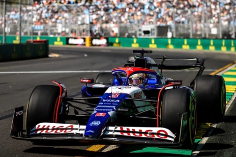 MELBOURNE, AUSTRALIA, MARCH 22: Daniel Ricciardo of Australia drives the Visa Cash App RB Formula