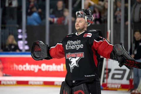 LanxessArena, Cologne, North Rhine-Westphalia, Julius Hudacek (Cologne Sharks, #35), PENNY DEL,