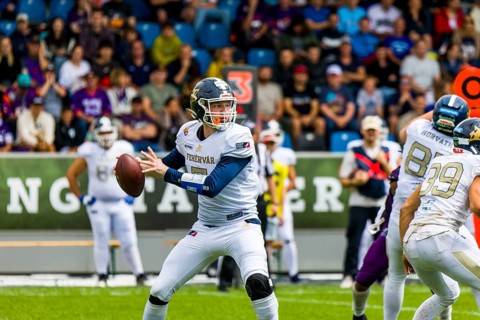European League of Football, ELF/ Game :   Fehervar Enthroners at  Frankfurt Galaxy on July. 30.