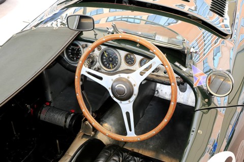 Cockpit Frazer Nash Mille Miglia from 1951, 10th Grand Prix Monaco Historique