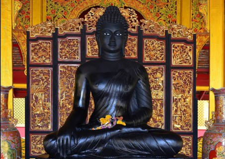 Asia, Thailand, Black Buddha in Lampang, Religion, Buddhism Lampang, Thailand, Asia