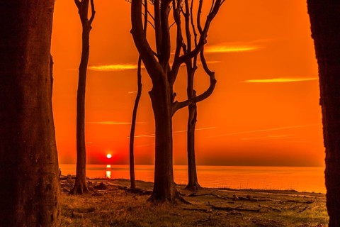 Sunset Baltic Sea