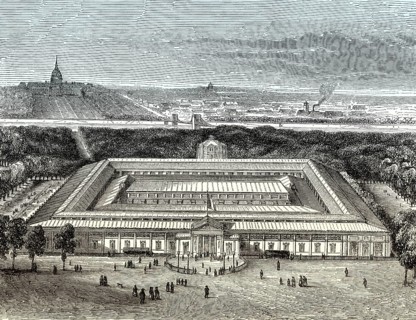 The French Industrial Exposition of 1844, Champs-Élysées in Paris, France, Europe