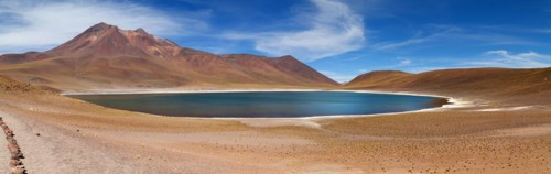 Laguna Miniques in the Atacama Desert in Chile