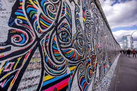 Muro de Berlín, Berliner Mauer-, Berlin, Alemania