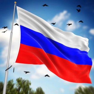Flag of Russia, This is a computer generated and 3d rendered image
