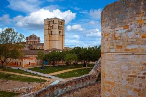 Zamora Cathedral in Spain by Via de la Plata way to Santiago