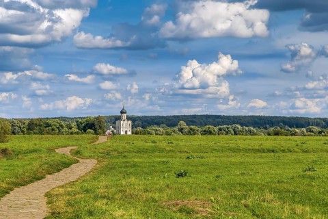 The Church of the Intercession of the Holy Virgin on the Nerl River is an Orthodox church and a