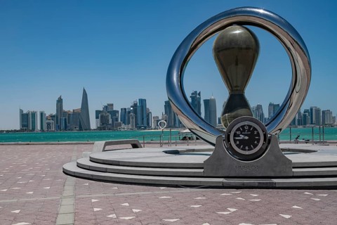 Monument, Hublot company, luxury watches, Doha, Qatar, Orient, Middle East, Asia