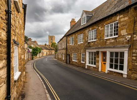 Abbotsbury, United Kingdom, 6 September, 2022: picturesque Abbotsbury village in Dorset on the
