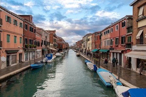 Rio dei Vetrai on Murano Island, District of Venice, Italy, Europe