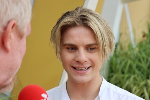 Vincent Groß (singer/musician) in the ARD TV programme