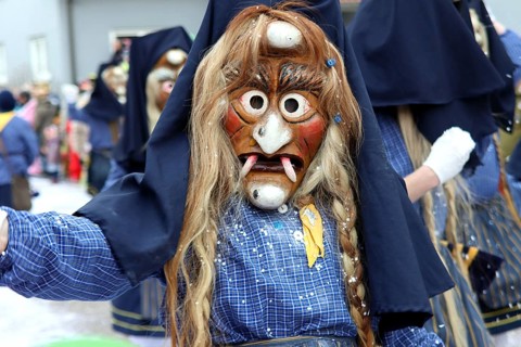 Large Swabian-Alemannic carnival parade