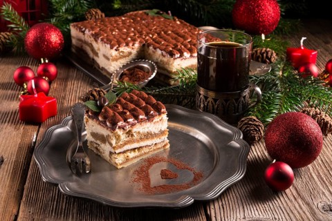 Christmas tiramisu