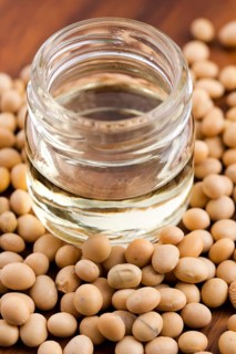 Soy beans and oil, lodz, poland