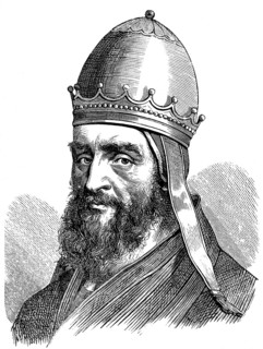 Pope Urban III, born Uberto Crivelli, reigned from 25 November 1185 to his death in 1187