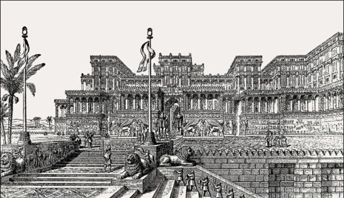 Assyrian King Sennacherib's Palace Without Rival at Nineveh, 8th century BC