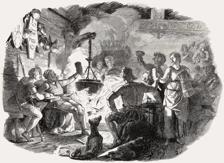 Ancient Germanic banquet, 1st century