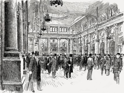 The Royal Exchange, Manchester, England, UK, 19th century