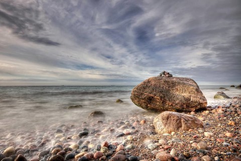 Evenings on the Baltic coast