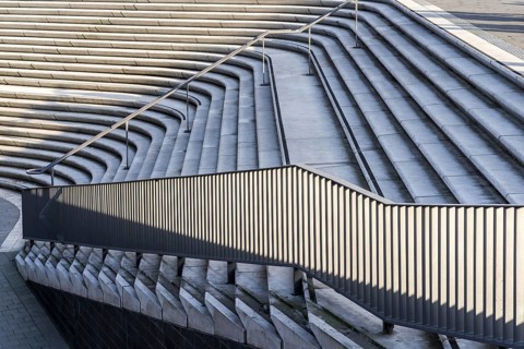 Stairs in hamburger harbour
