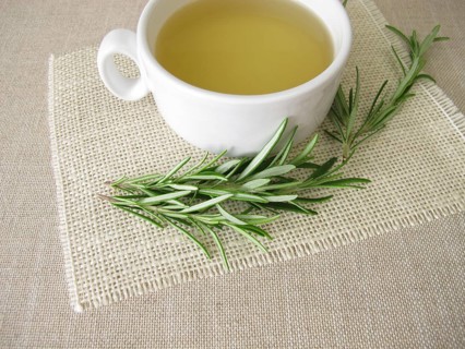 Rosemary tea, tea made from fresh rosemary
