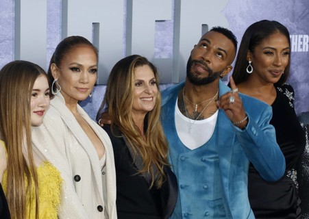Lucy Paez, Jennifer Lopez, Niki Caro, Omari Hardwick and Yvonne Senat Jones at the Los Angeles