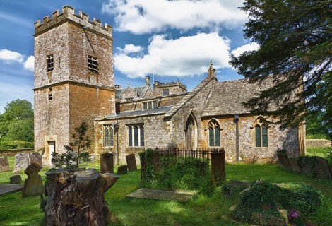 St. Mary Church in Cotswolds, Chastleton, UK