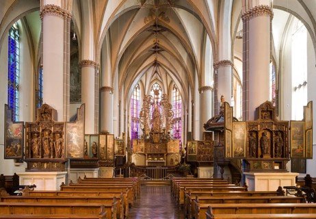 View to the east with altars, St., Sankt, Saint