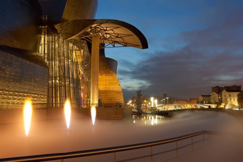 Guggenheim museum, Abandoibarra, Bilbao, Bizkaia, Spain, Europe