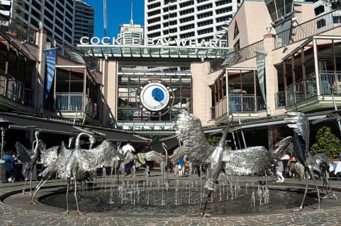 16.09.2018, Sydney, New South Wales, Australia, Cockle Bay Wharf at Darling Harbour with the