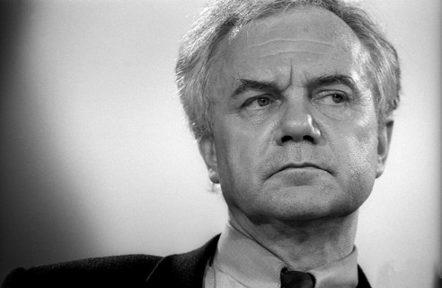 Germany, Berlin, 24 April 1992, Manfred Stolpe, Stasi involvement discussion in the Gethsemane