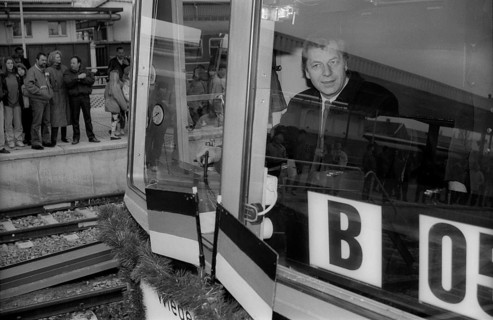 Germany, Potsdam, 01.04.1992, Reopening of the Berlin Potsdam S-Bahn line, Eberhard Diepgen, Mayor