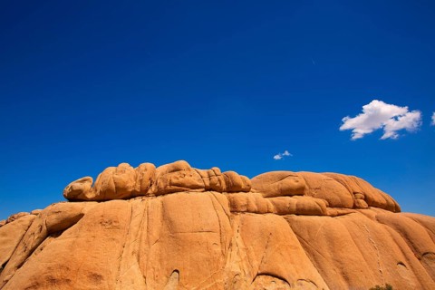 Joshua Tree National Park Jumbo Rocks in Yucca valley Mohave Desert California USA