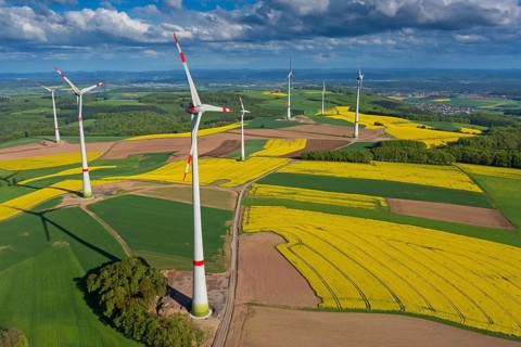 Wind power, wind energy plant, wind wheel, wind turbines, wind power plant, WEA, Kaiserslautern