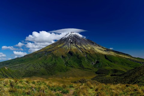 Mount Taranaki in New Plymouth, New Zealand, Oceania