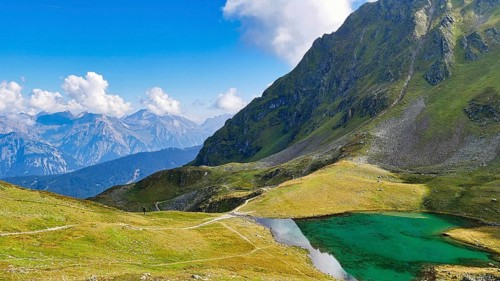 Wonderful Herzsee with via ferrata Hochjoch