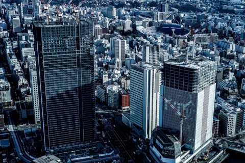 Cityscape seen from the Yokohama Landmark Tower. Shooting Location: Yokohama-city kanagawa