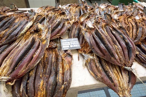 Stockfish at a fish market