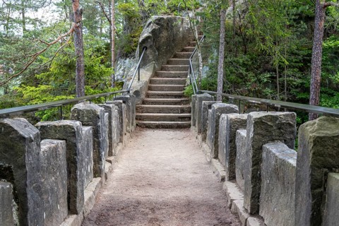 Elbe Sandstone Mountains Refuge Hockstein
