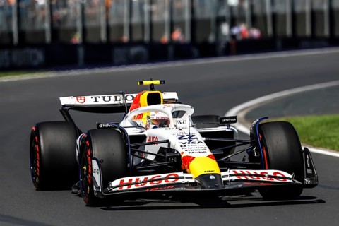 MELBOURNE, AUSTRALIA - MARCH 14: Yuki Tsunoda of Japan drives the Visa Cash App Racing Bulls F1