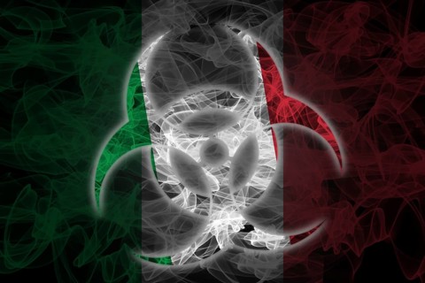 Biohazard Italy, Biohazard from Italy, Italy Quarantine