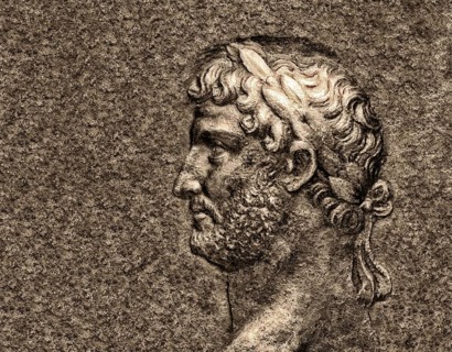 Hadrian or Publius Aelius Hadrianus Augustus, 76 - 138, Roman emperor, digitally edited
