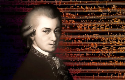 Wolfgang Amadeus Mozart, 1756 – 1791, composer of classical music, First Viennese School, notesheet
