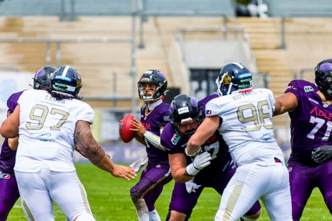 European League of Football, ELF/ Game :   Fehervar Enthroners at  Frankfurt Galaxy on July. 30.