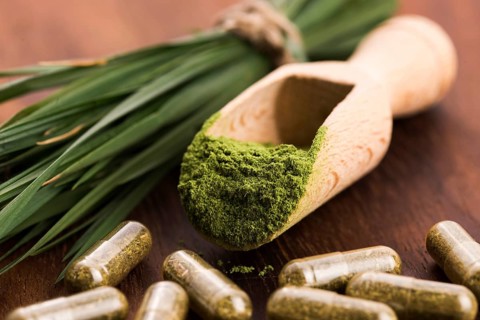 Young barley graß Detox superfood