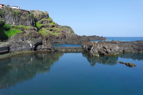Lava swimming pool in Seixal, Madeira